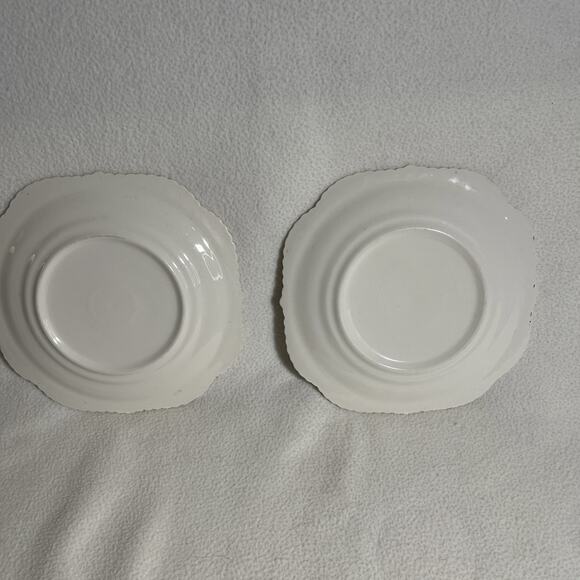 Decorative Plates Harker Pottery. A Home In The Wilderness. The Farmers Home. - Picture 7 of 7